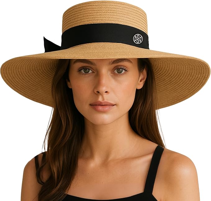 Wide Brim Sun Hat – UPF 50 Sun Protection Hat, Lightweight & Adjustable Hat by SilverMirror