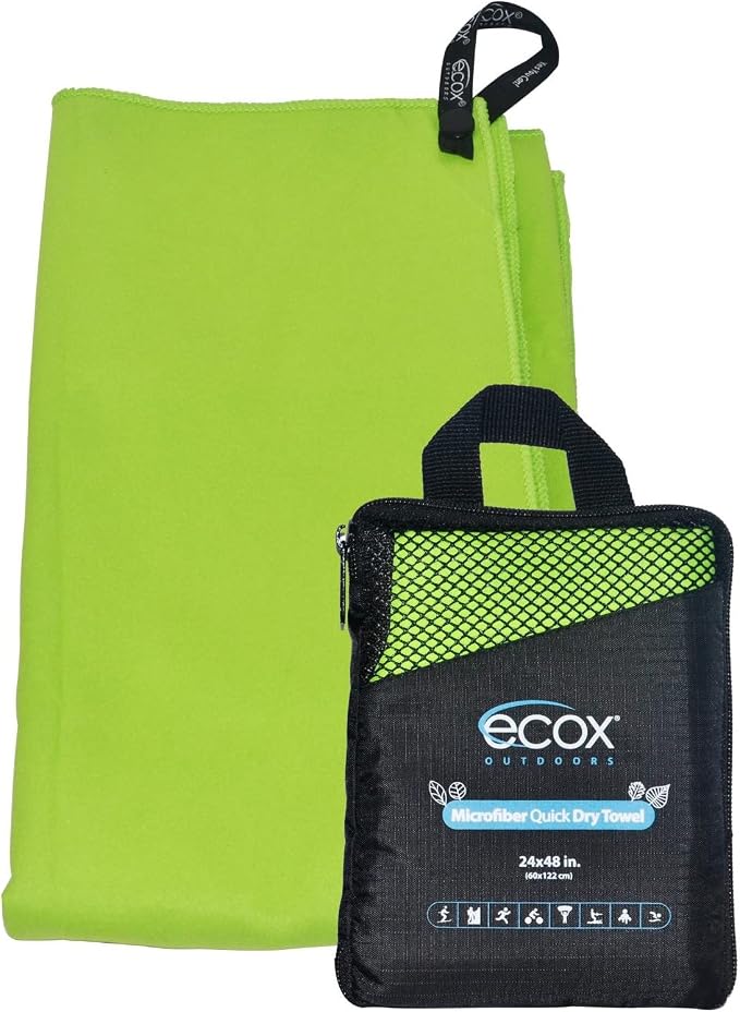 Outdoors Microfiber Towel Fast Drying Soft Feel Fast Action Drying by ecox