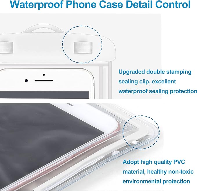 2-Pack Waterproof Phone Pouch，Waterproof Phone Case - Image 7
