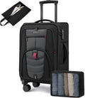 Carry On Luggage 22x14x9 Airline Approved, 22-Inch Suitcases by LOVEVOOK