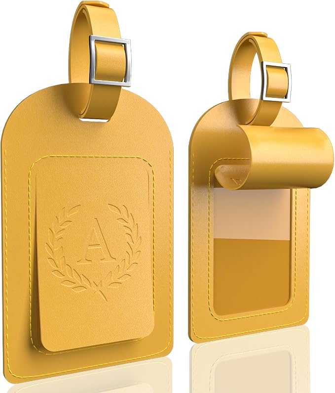 FESAS 3 Pack A-Z Alphabet Luggage Tags - Image 2