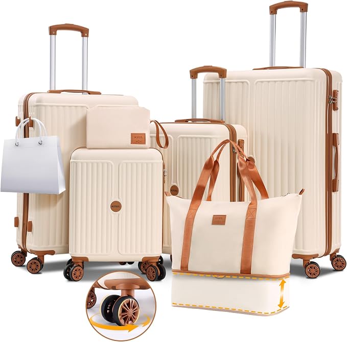 Hoteel 6 Piece Luggage Set by HOTEEL
