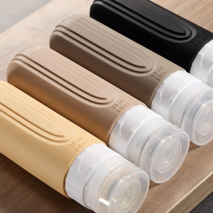 Travel Bottles for Toiletries, Tsa Approved 3oz Travel Size Containers BPA Free - Image 5