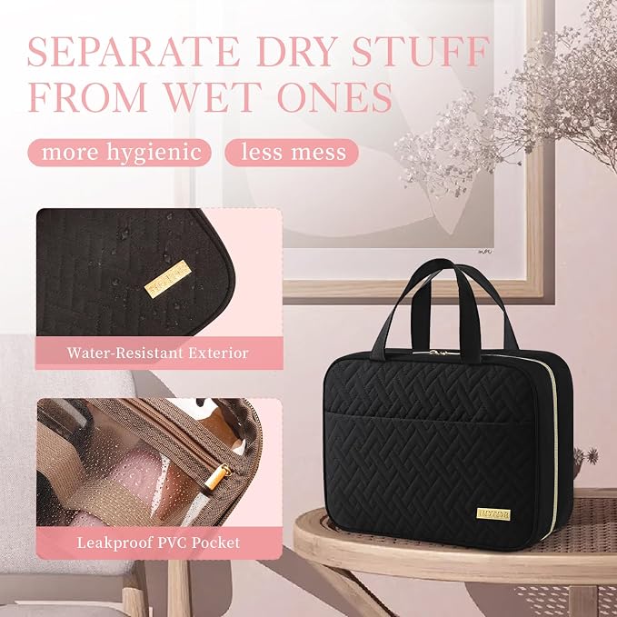 HOTOR Travel Toiletry Bag w/Hanging Hook - Image 5