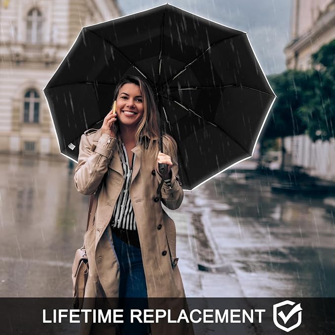 G4Free 42 Inch Eco Windproof Folding Umbrella - Image 7