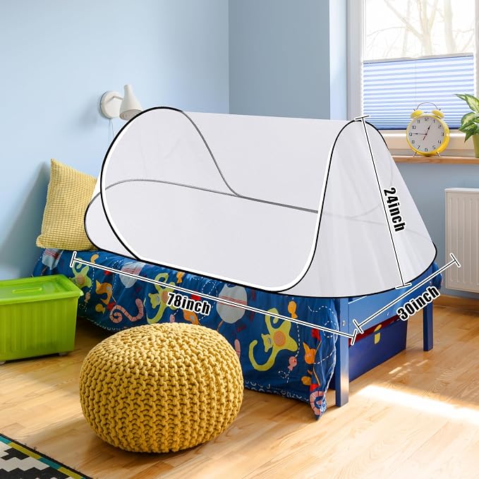 Large Pop Up Mosquito Tent, Portable Foldable Mosquito Net - Image 2