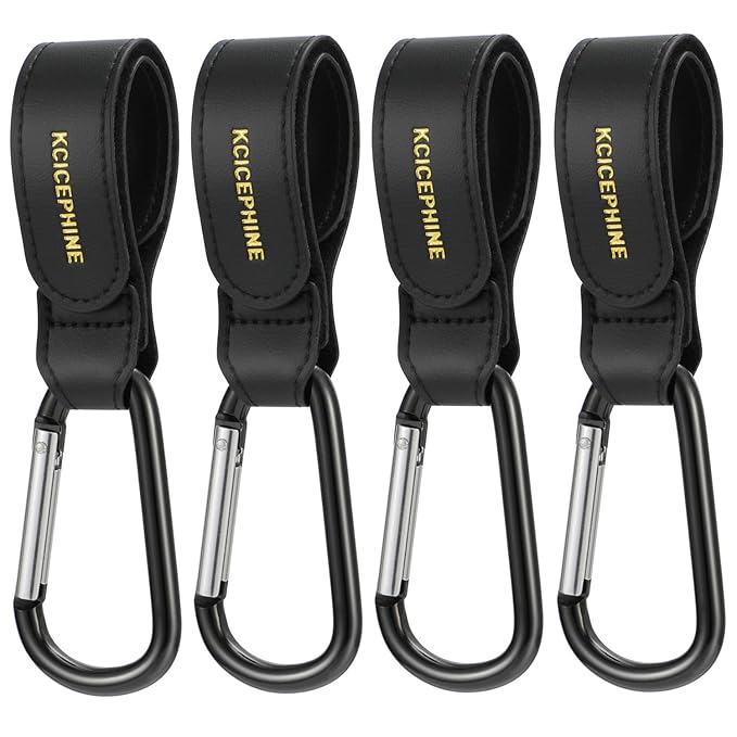 4Pack Universal Baby Stroller Hooks Clips by Kcicephine