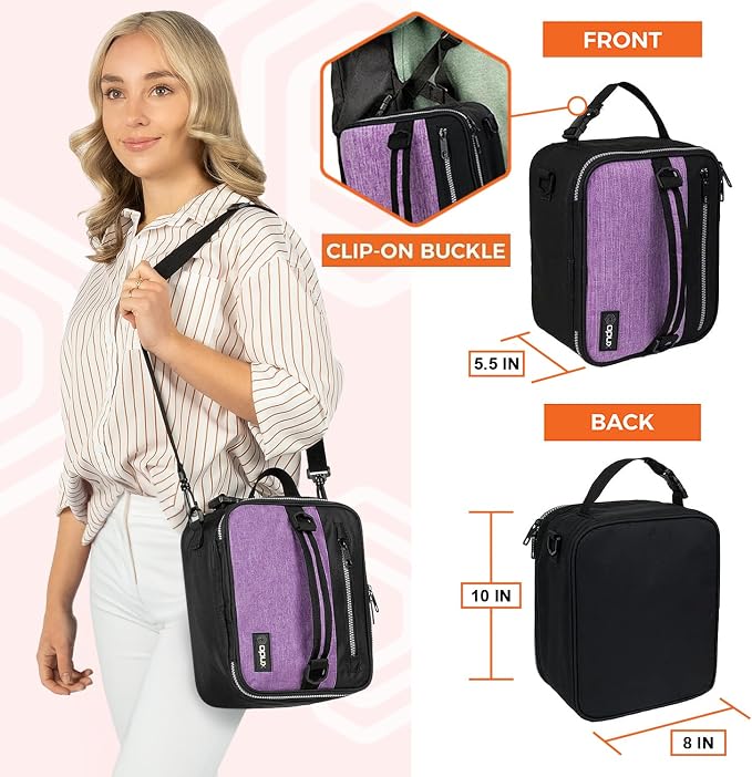 opux Insulated Lunch Box for Men Women Adult, Compact Lunch Bag for Kids Boy - Image 2