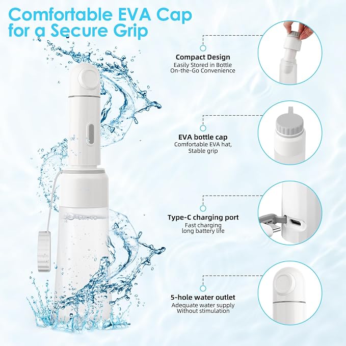 Portable Electric Travel Bidet, 350ML Electric Sprayer Bidet - Image 8