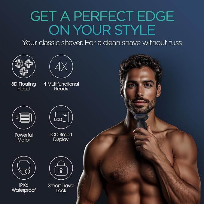 VOYOR Electric Razor for Men Cordless Shavers for Shaving - Image 2