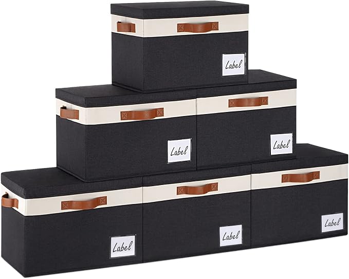 GhvyenntteS Extra Large Storage Bins by GhvyenntteS