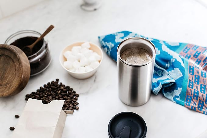 PRESSE by Bobble French Coffee Press And Insulated Stainless Steel Travel - Image 5