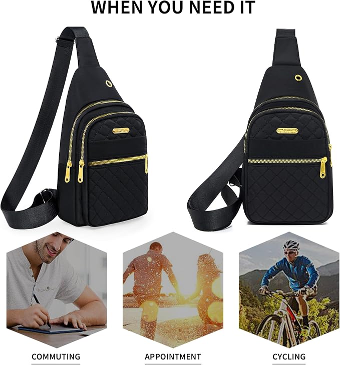 Small Sling Bag For Women Men Casual Crossbody Sling Backpack - Image 7