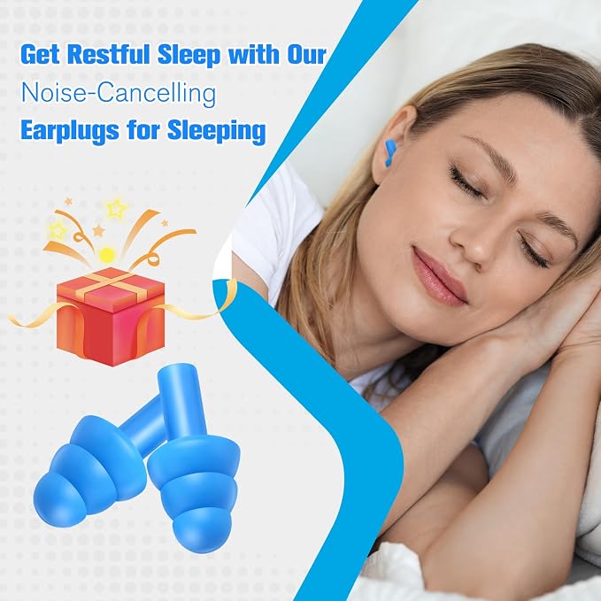 TrelaCo 200 Pairs Silicone Ear Plugs Soft Reusable Waterproof Ear Plugs - Image 7