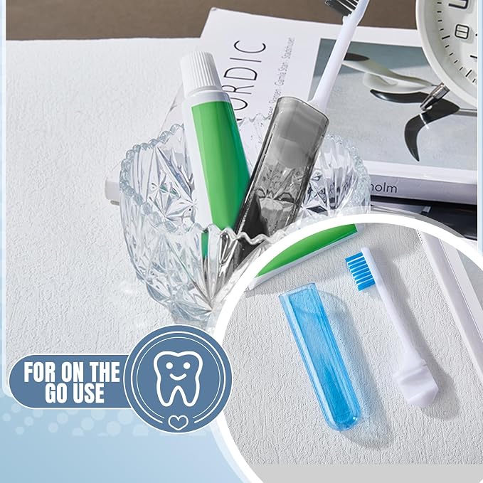 Patelai 2 Pieces Travel Toothbrush Set, Soft Bristle Mini Foldable Tooth Brush - Image 7