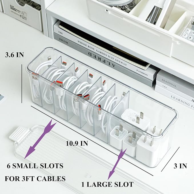 Yesesion Plastic Cable Organizer Box - Image 3