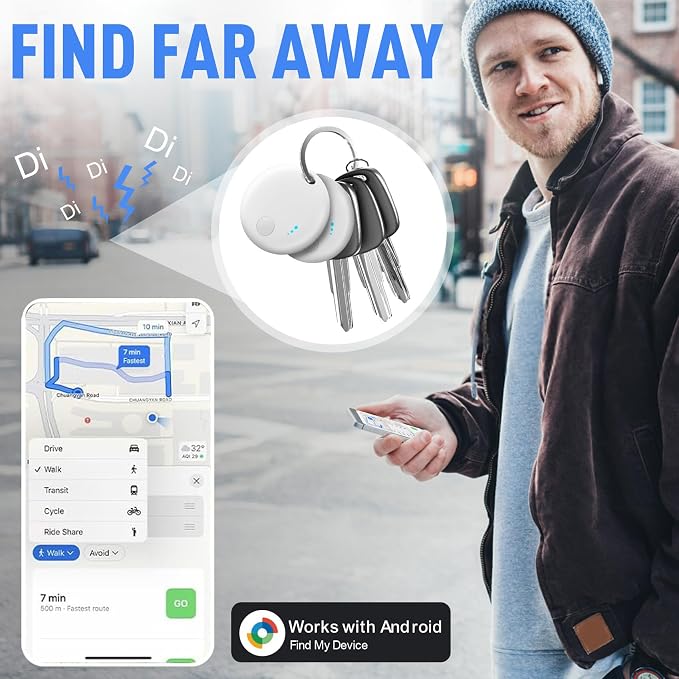 Bluetooth Tracker for Android, 2 Pack Item Finder Work - Image 8