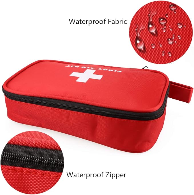 AOUTACC Compact First Aid Empty Pouch, Nylon Lightweight First Aid Bag - Image 4