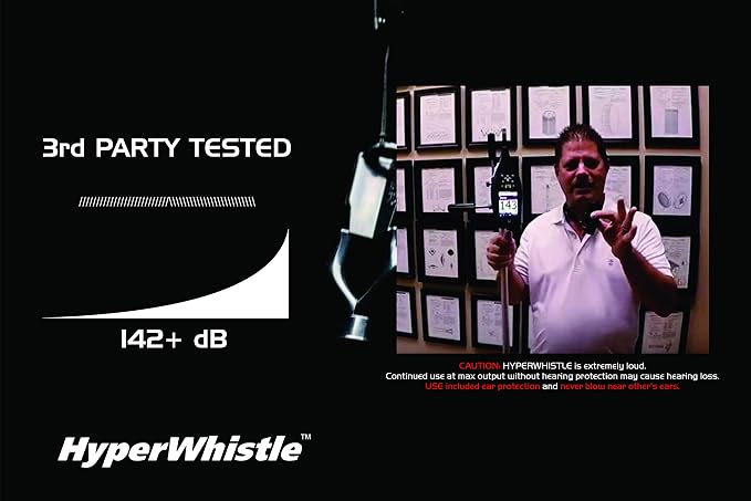 The Original Worlds Loudest Whistle up to 142db Loud, Very Long Range, - Image 7