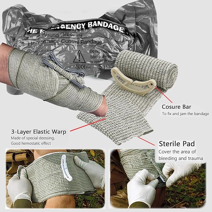 Tourniquet Pouch, Small Trauma Medical Kit Tactical First Aid - Image 4