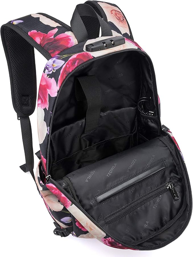 Tzowla Business Laptop Backpack Water Resistant Anti-Theft - Image 3
