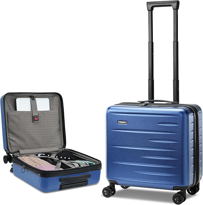 16 Inch Carry On Luggage Airline Approved, Expandable Lightweight ABS+PC Hard by CENSIEN