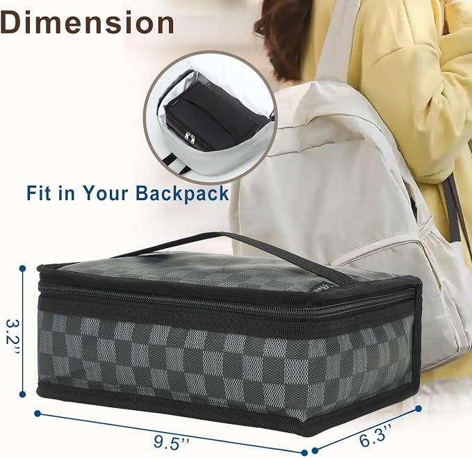 FlowFly Small Insulated Lunch box Portable Soft Bag Mini Cooler Thermal Meal - Image 4
