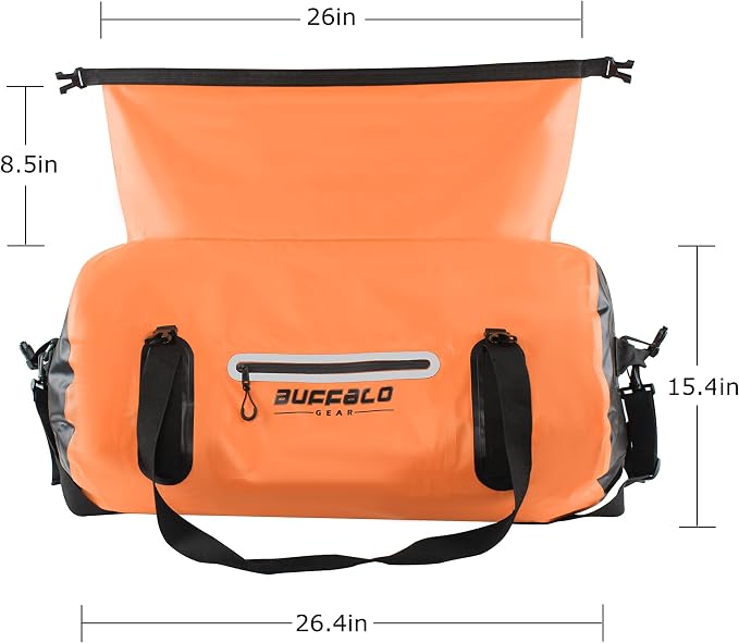 Buffalo Gear Waterproof Duffle Bag 40L 60L 80L Roll-top Dry Bag Heavy Duty - Image 6