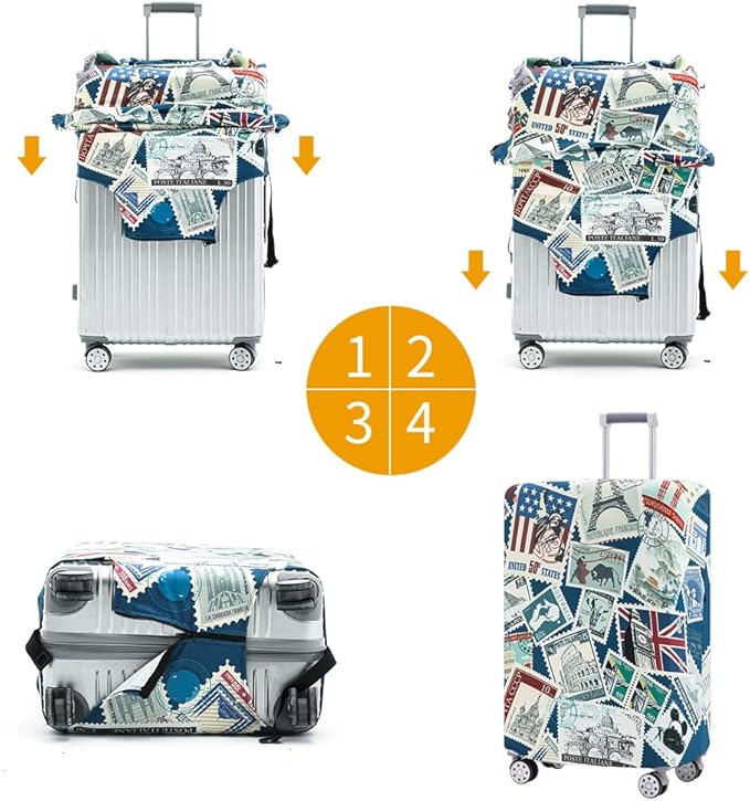 Travelkin Luggage Covers For Suitcase Tsa Approved, Suitcase Cover Protector - Image 7