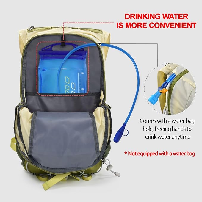 Seektop 20L Ultra Lightweight Waterproof Hiking Backpack Small Outdoor Foldable - Image 6