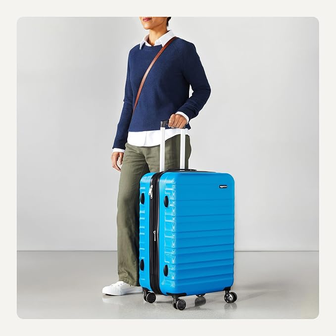 Amazon Basics 26" Hardside Medium Checked Luggage, Hardshell Suitcase - Image 3