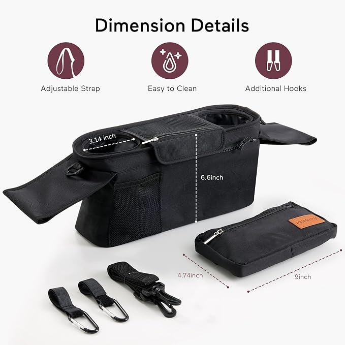 Momcozy Universal Stroller Organizer - Image 6