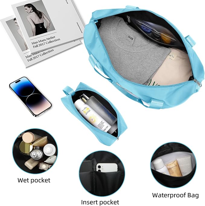 LARVENDER Luggage Sets 5 Piece Hardside Expandable Suitcase - Image 6