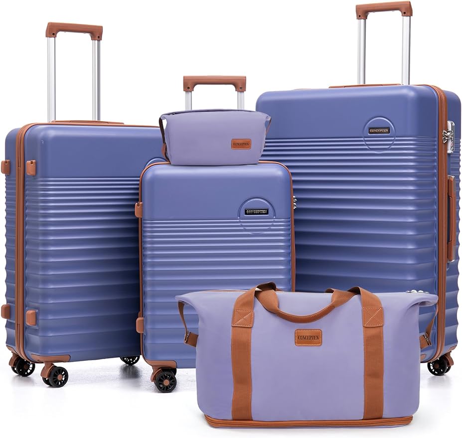 Luggage Sets 5 Piece, Suitcases by CONCEPTEN