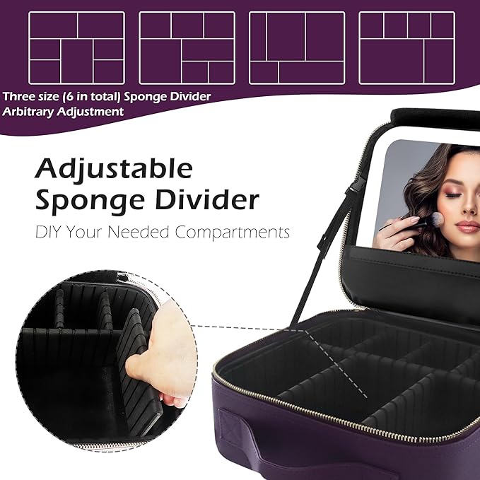 MOMIRA Travel Makeup Bag Cosmetic Bag - Image 6