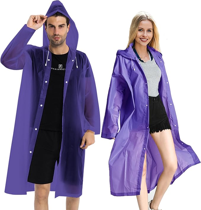 Rain Coats - Reusable EVA Rain Ponchos by COOY