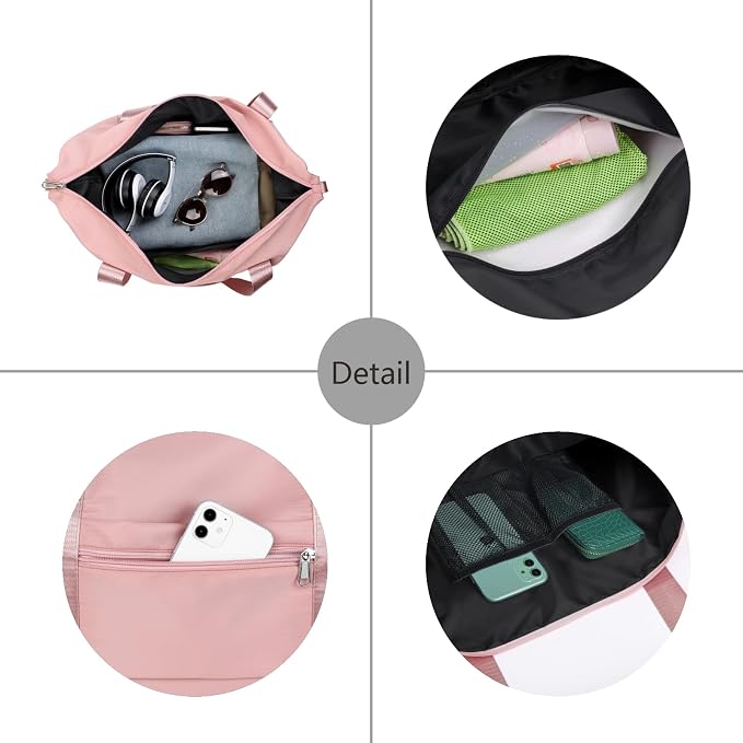 NPBAG Women Travel Duffel, Gym Workout Overnight Bag, Mommy Hospital Bag - Image 5