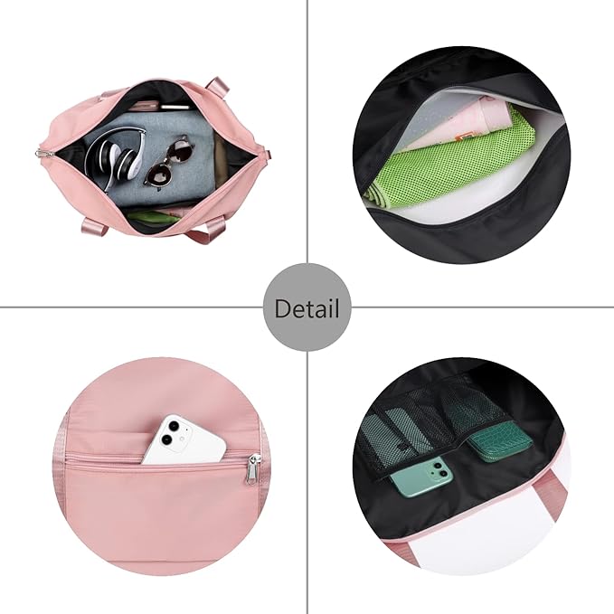 NPBAG Women Travel Duffel, Gym Workout Overnight Bag, Mommy Hospital Bag - Image 5