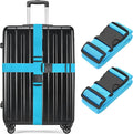 BILIONE Luggage Straps, TSA Approved Add a Bag Premium Accessory by BILIONE