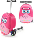 VEVOR Ride-on Luggage, 20 L Capacity, 20 Inches Kids Scooter Suitcase by VEVOR