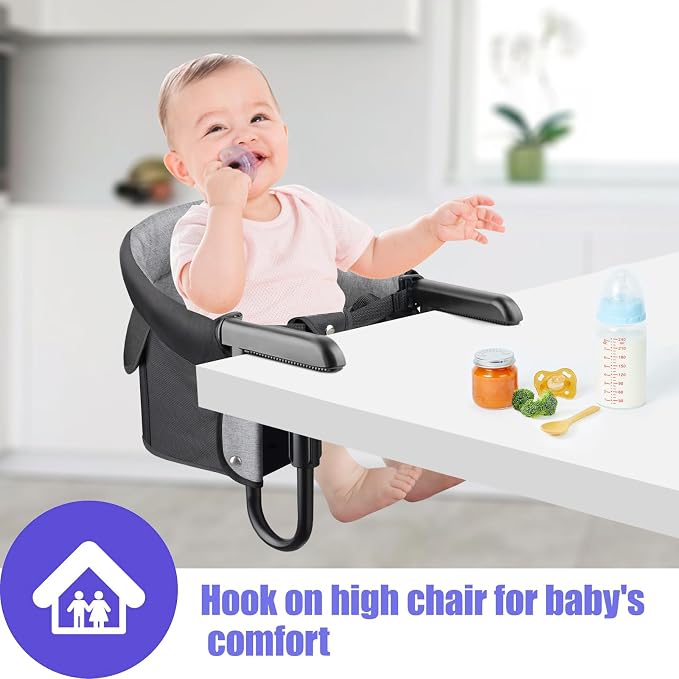 Hook On High Chair, Attach to Fast Table Chair, Clip on High Chairs to Table - Image 6