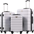 Coolife Luggage 3 Piece Set Suitcase Spinner Hardshell Lightweight TSA Lock) by COOLIFE