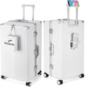 feilario 30in Super Large Captain Aluminum Frame Hardside Spinner Wheels Luggage by feilario