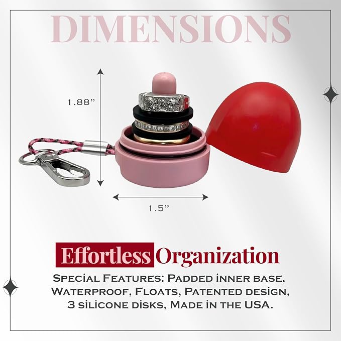 RING THING - Ring Holder Keychain, Jewelry Organizer and Storage, Portable - Image 7