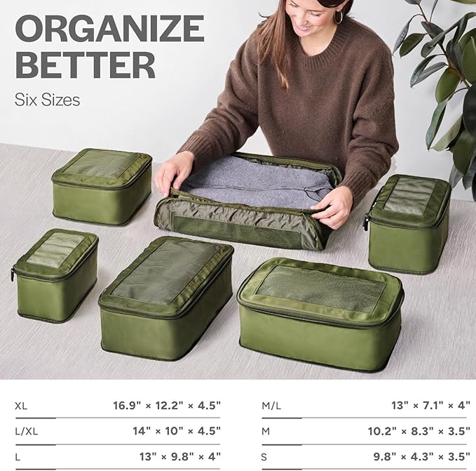 Compression Packing Cubes for Travel - Image 3