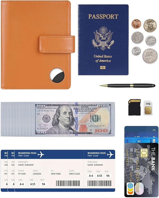 Passport Holder Wallet Cover Case - Image 7