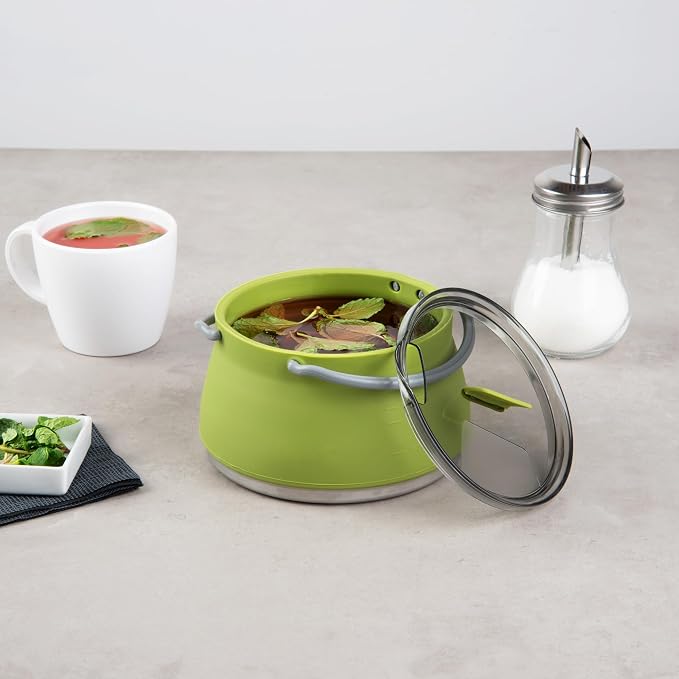 Restaurantware-Hi Tek 1 Liter Collapsible Camping Kettle, 20 Portable Cook Pots - Image 8