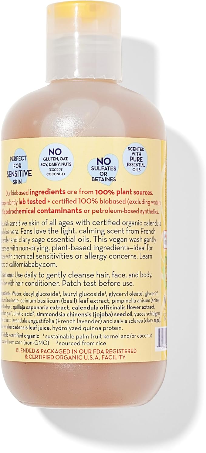 California Baby Calendula Shampoo and Body Wash - Image 2