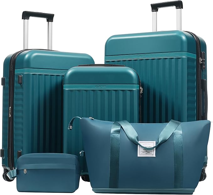 Merax Luggage Sets, Durable Hardshell 3 Piece Suitcase by Merax