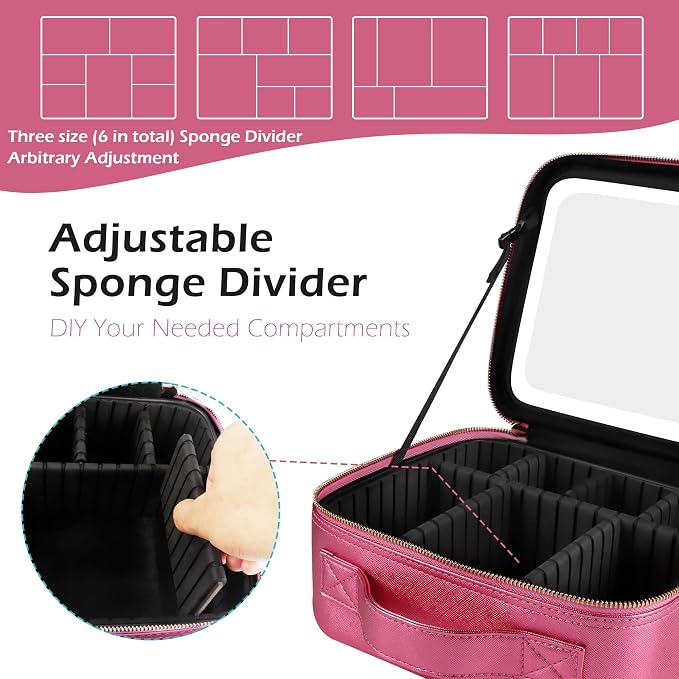 MOMIRA Travel Makeup Bag Cosmetic Bag Makeup Organizer Bag - Image 4
